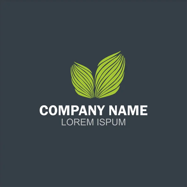 Vector abstract logo design element. Company emblem icon