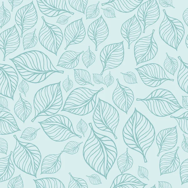 Yaprakları ile sevimli çiçek seamless modeli