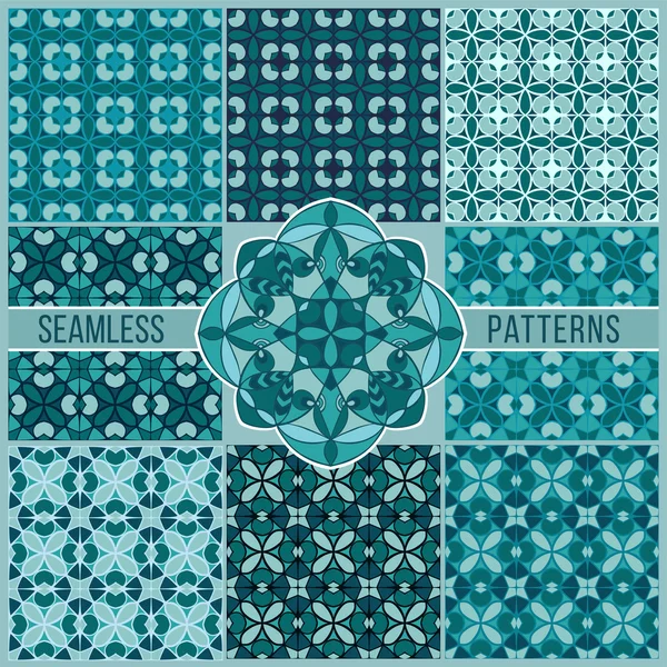Conjunto de patrón sin costuras con motivos otomanos . —  Fotos de Stock