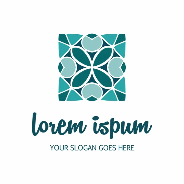 Vektör soyut logo tasarım öğesi. Şirket amblemi simgesi 