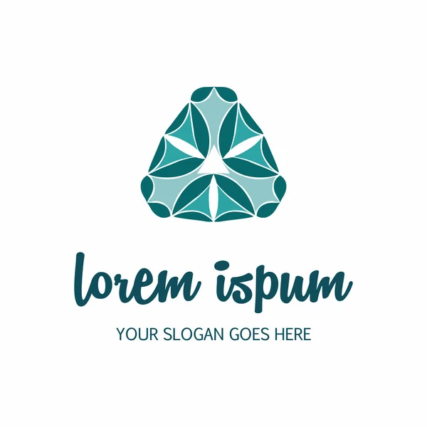 Vektör soyut logo tasarım öğesi. Şirket amblemi simgesi 