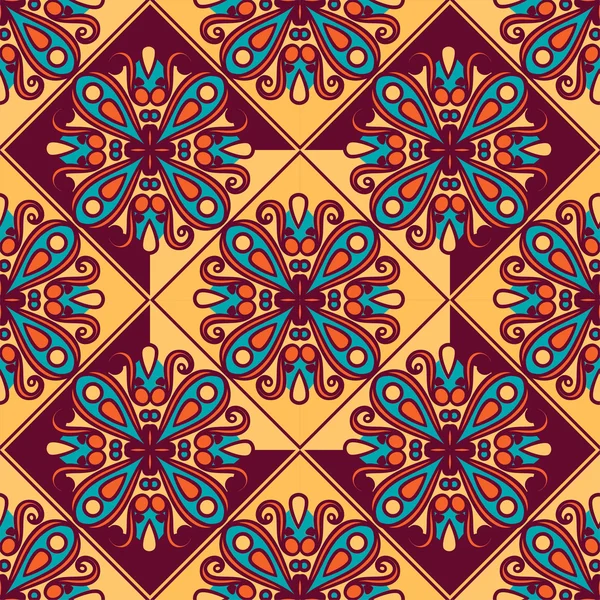 Seamless modeli. Vintage dekoratif öğeler. Oryantal desen 