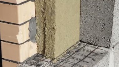 bir evin tuğla İnşaat