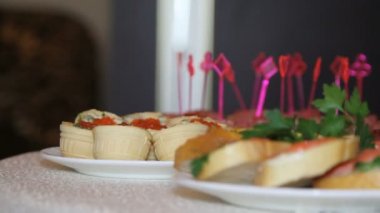 kesme tartlets kokteyl aperatifler