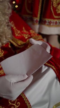 Aziz Nicholas, geleneksel hediye verme ve büyülü mevsimsel dileklerin olduğu sıcak bir Noel 'de çocuklardan bir mektup okur..