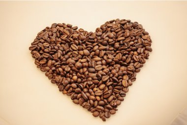 Kavrulmuş kahve çekirdeği.