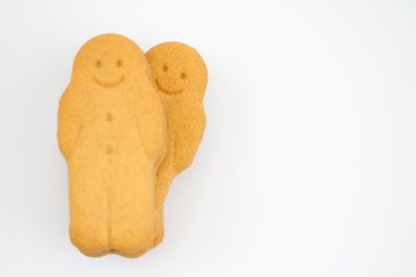 mutlu zencefilli kurabiye adam