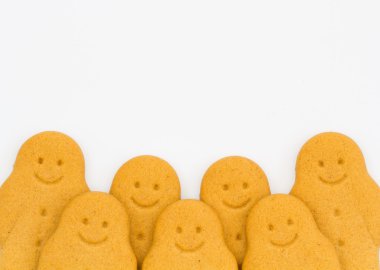 mutlu zencefilli kurabiye adam