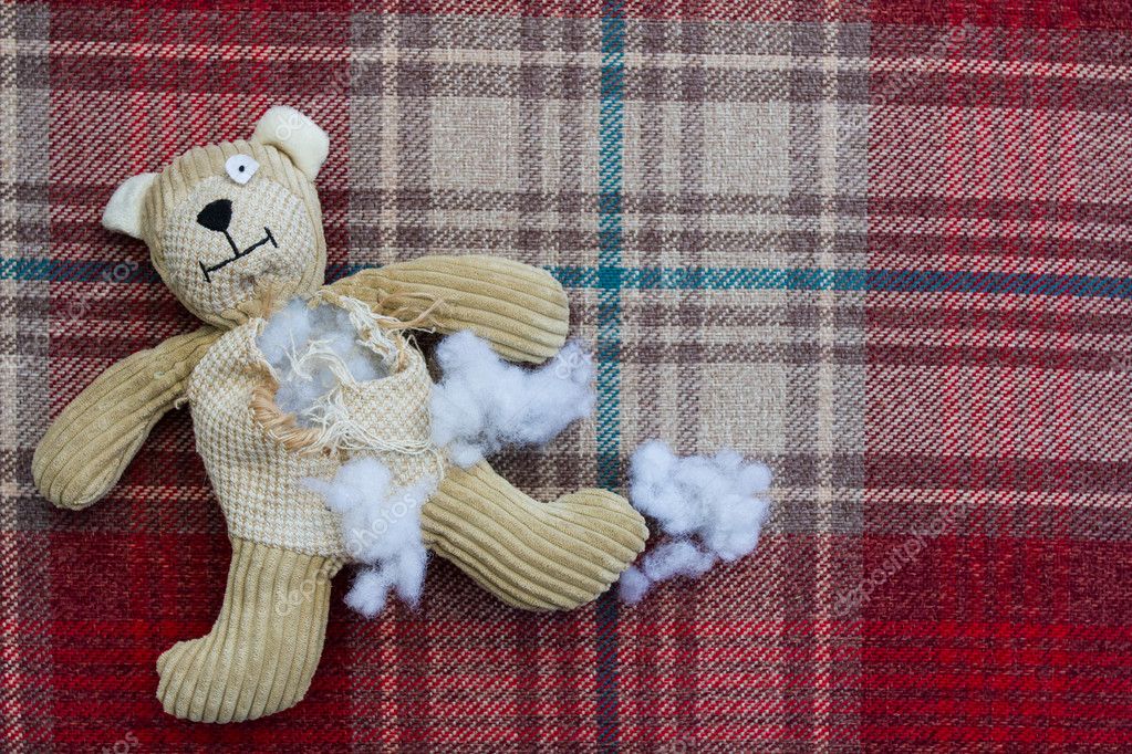 stuffing teddy bear