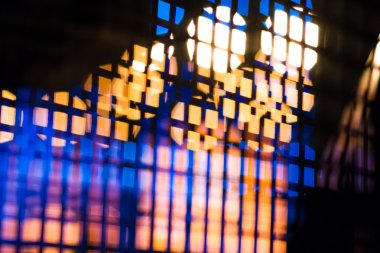 Odaklı de konser sahne ışıkları