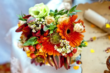 Düğün gelin buketi