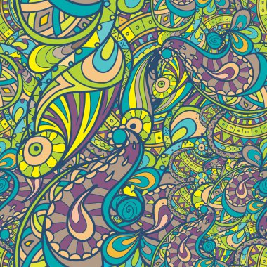 Vektör soyut doodle desen