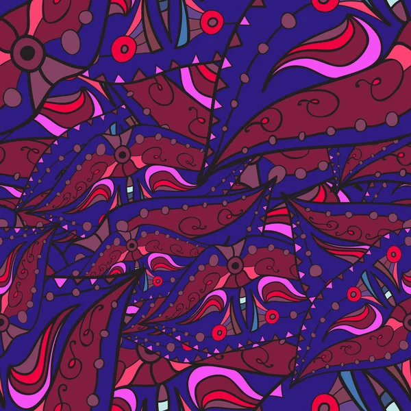 Vector abstracto doodle labios patrón — Vector de stock