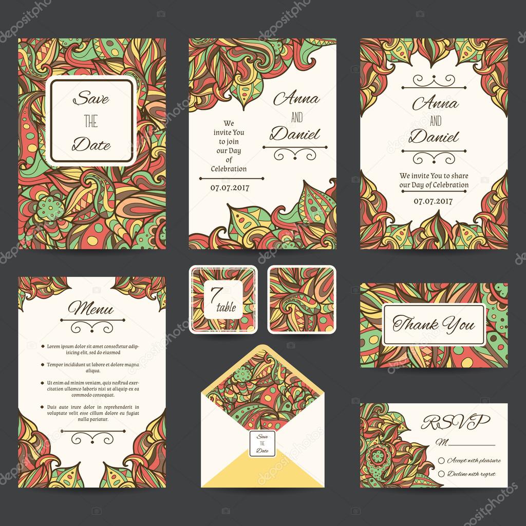 Wedding Invitation Card Templates