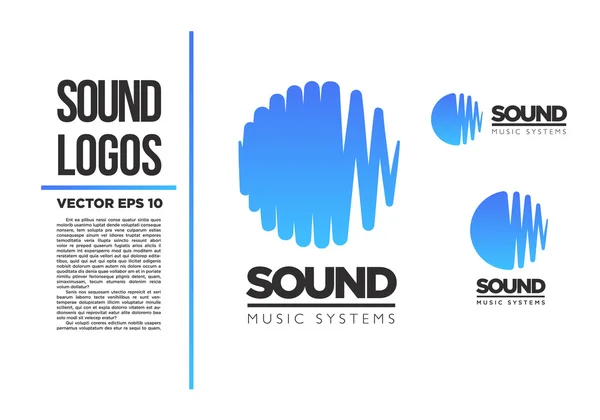Sound Music logo vectoriel logotype illustration — Image vectorielle