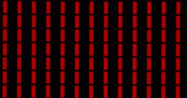 LCD ekranının soyut arkaplanı. Bilgisayar monitörü RGB piksellerini kapatın. Kırmızı kamerada görüntülendi..