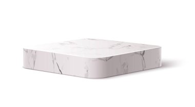 Vektör gerçekçi mermer podyum birincisi