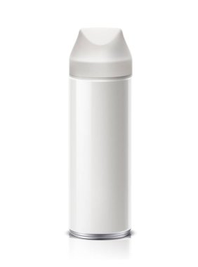 Vektör gerçekçi oda spreyi. Boş model.