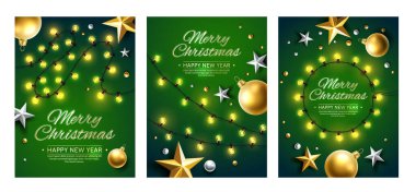 Mutlu noeller ve mutlu yeni yıl posterleri