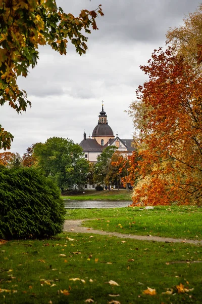 Nesvizh Castle Autumn City Nesvizh October 2019 — Stock Photo, Image