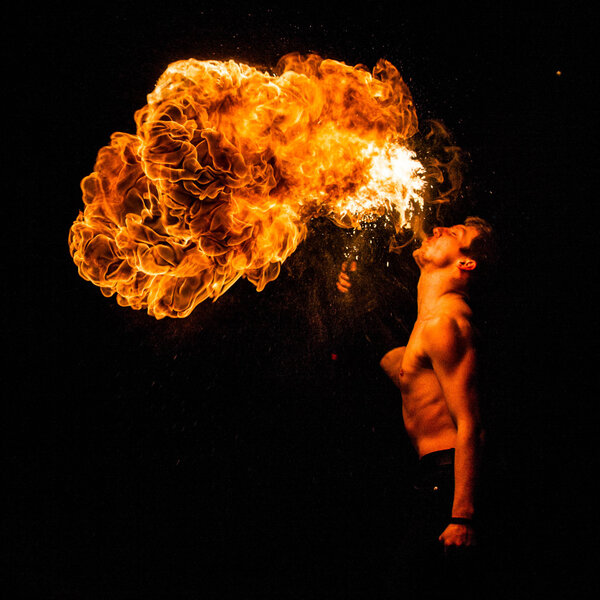 Fireshow in Minsk