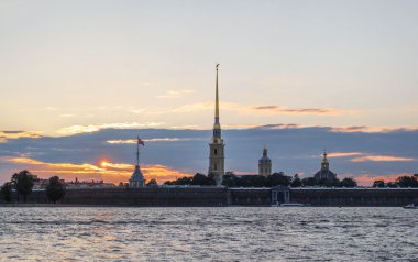 St. Petersburg 'daki Peter ve Paul kalesi.