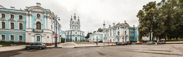 Cattedrale di Smolny a San Pietroburgo Foto Stock Royalty Free