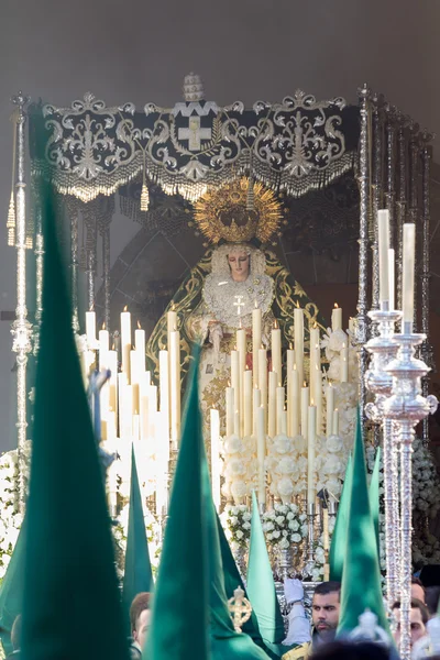 San Fernando, Espanha - 31 de março de 2015: Semana Santa em San Fernando , — Fotografia de Stock