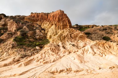 Erozyon tarafından kurulan kumtaşı desenleri