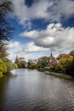Minnewater ev Bruges, Belçika