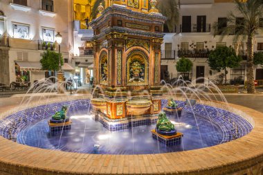 Spain Square's fountain clipart