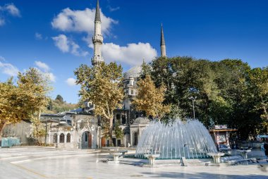 Eyup Sultan Mosque in Istanbul,Turkey clipart