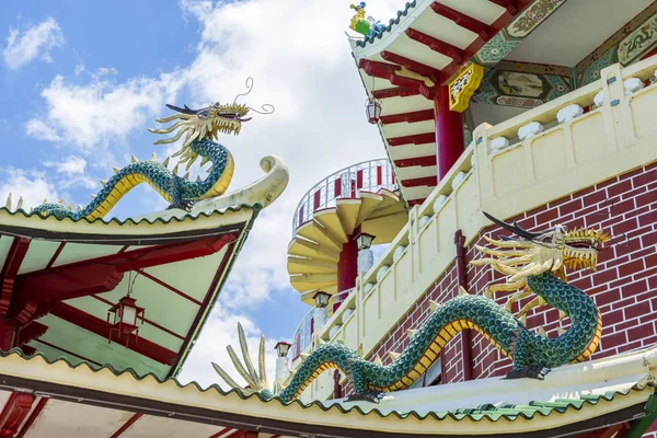 Filipinler Taoist tapınakta Ejderhaları
