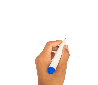 el yazısı hareket beyaz izole