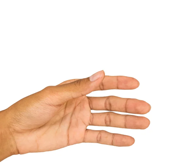 Símbolo de mano en blanco aislado —  Fotos de Stock