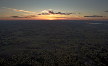 Sunset yakınında şehir