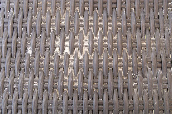 Texture of woven straw white — Stockfoto