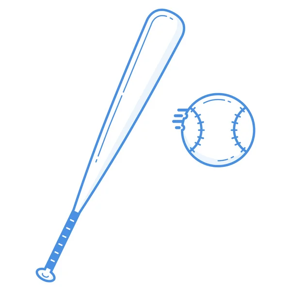Linha de esporte de beisebol —  Vetores de Stock