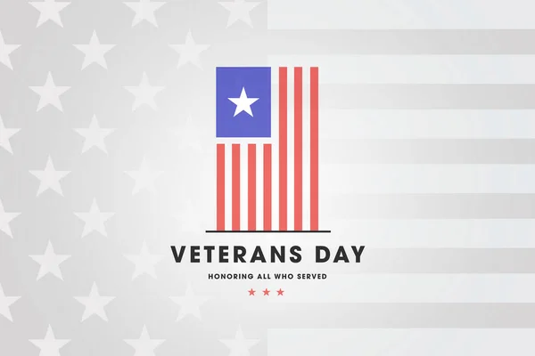 Veterandagen Tack För Era Veteraner Att Hedra Alla Som Tjänstgjorde — Stockfoto