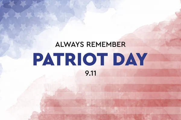 Giorno Patriota Sempre Ricordi Settembre Ricordo Non Dimenticheremo Mai Gli — Foto Stock