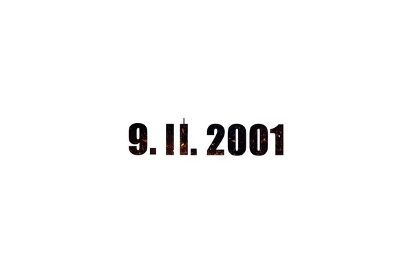 2021年9月11日パトリオットの日を思い出してください 私たちは決して忘れません 米国のテロ攻撃 — ストック写真