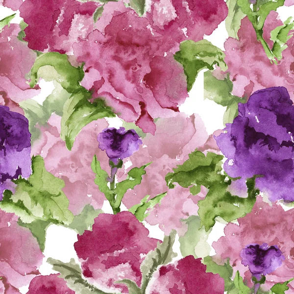 Background flowers peonies watercolor — Stock fotografie