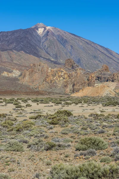 Vid foten av Teide vulkanen — Stockfoto