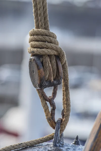 El aparejo de la nave — Foto de Stock