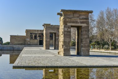Madrid'da Mısır Tapınağı.