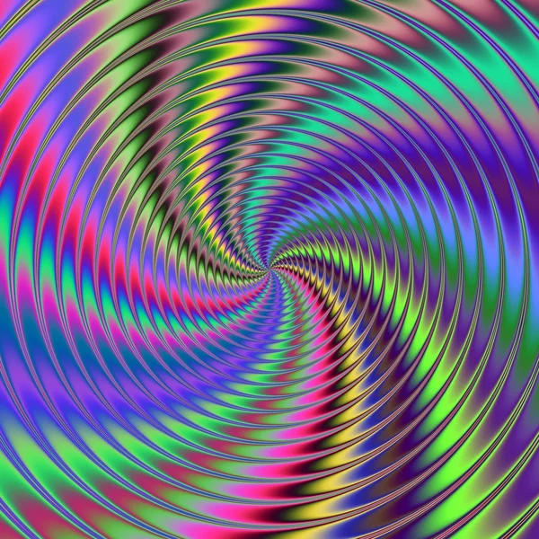 Bunte Illustration der Psychospirale — Stockfoto