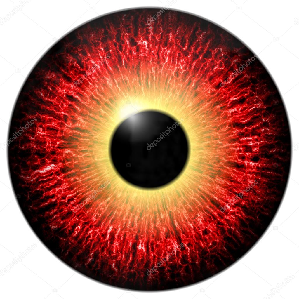 Isolated red eye