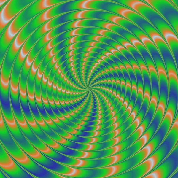 Illustration colorée de la spirale psycho — Photo