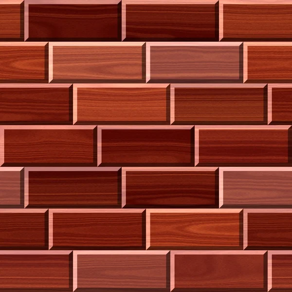 Nahtlose Darstellung von Parkettböden aus Holz — Stockfoto