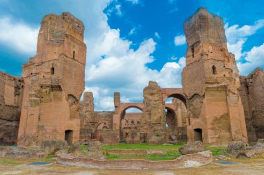 Italy Rome Caracalla baths clipart